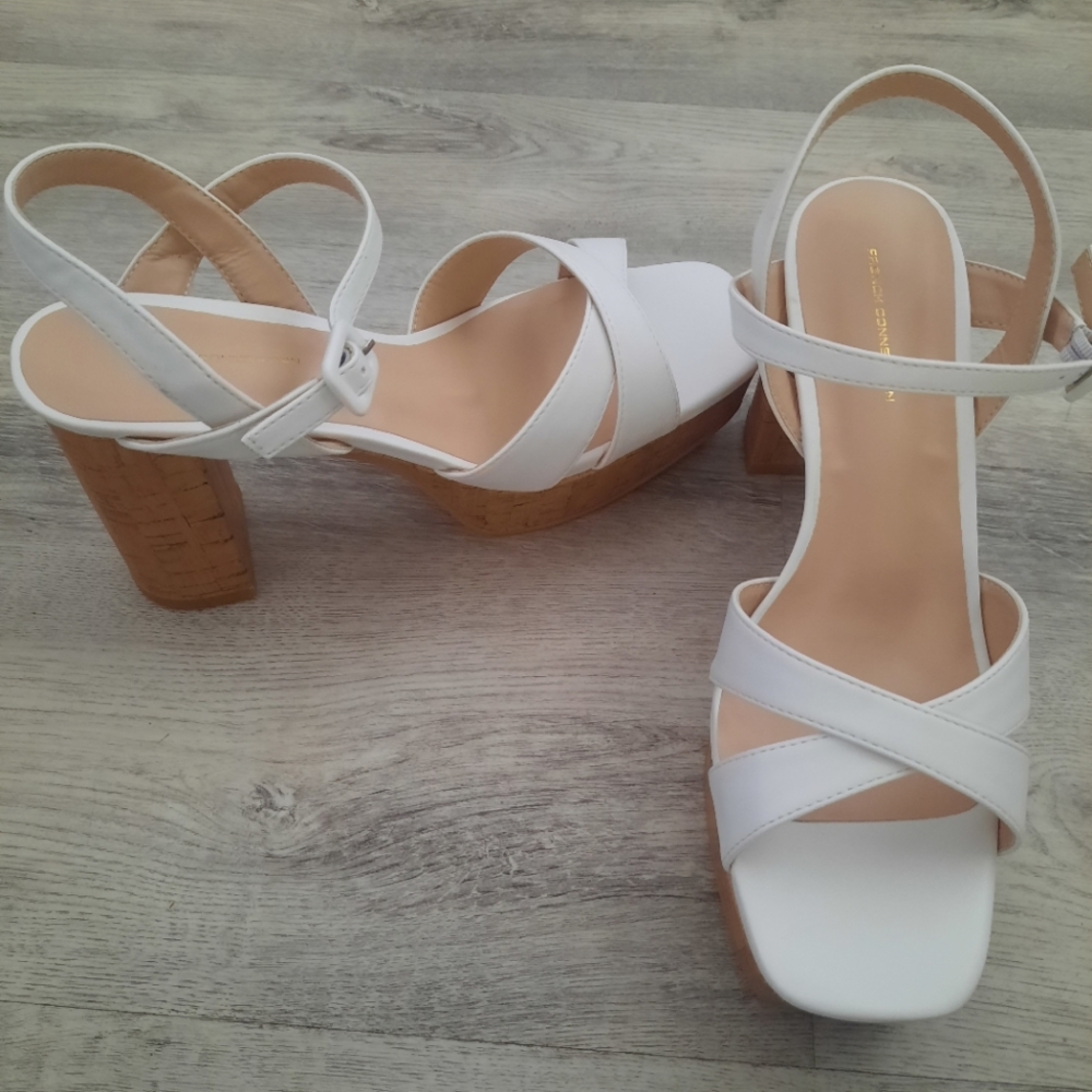French Connection Cork Heels